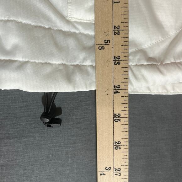 Flylow Piper Jacket Women Medium White Quarter Zip Puffer Insulated Pullover Ski - Picture 9 of 10